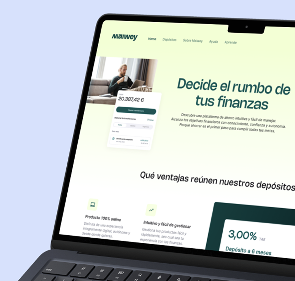 Maiwey — legal compliance screens